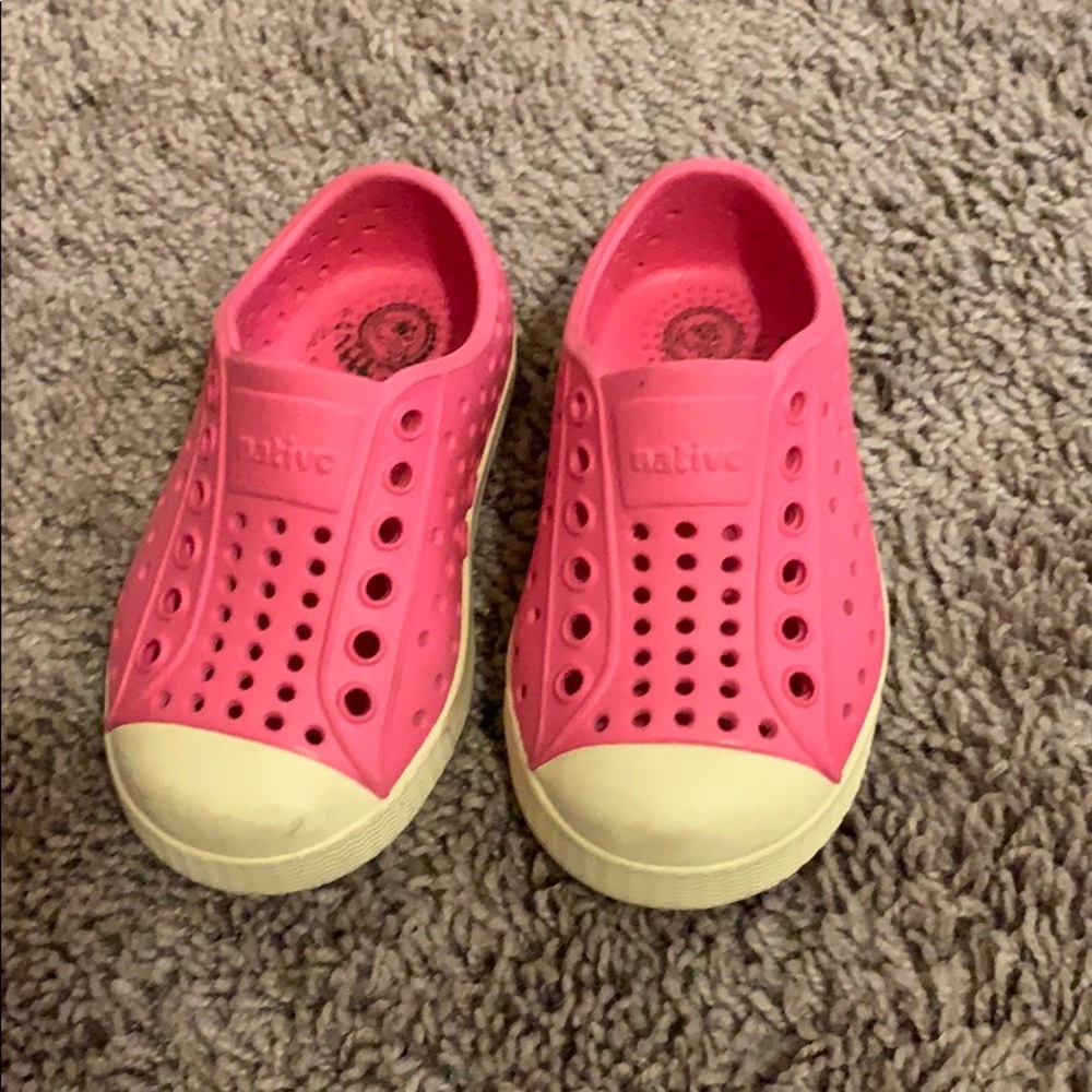 Pink shoes